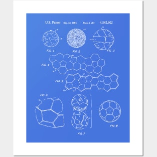 Soccer Ball Construction Patent Posters and Art